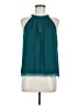 Forever 21 100% Polyester Teal Sleeveless Blouse Size M - photo 1