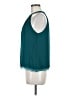 Forever 21 100% Polyester Teal Sleeveless Blouse Size M - photo 5