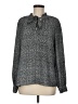 The Limited 100% Polyester Animal Print Gray Long Sleeve Blouse Size M - photo 1