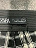 Zara Plaid Black Casual Pants Size L - photo 7
