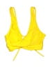 Unbranded Yellow Swimsuit Top Size M - photo 1