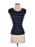 Amour Vert Blue Short Sleeve Top Size XS - photo 1