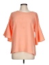 Calvin Klein Orange Short Sleeve Blouse Size L - photo 1