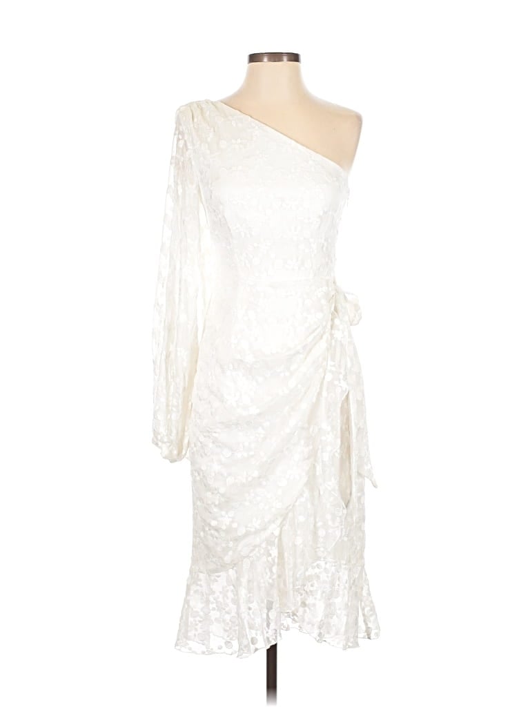 Pre-owned Keepsake Cocktail Dress In White