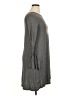 Piko Solid Gray Casual Dress Size XL - photo 4