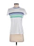 Primary 100% Cotton Silver White Short Sleeve Top Size XS - photo 1