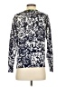 Lands' End 100% Supima Cotton Print Blue Pullover Sweater Size S - photo 2