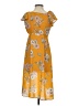 Monteau 100% Polyester Paisley Yellow Casual Dress Size S - photo 2