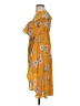 Monteau 100% Polyester Paisley Yellow Casual Dress Size S - photo 5
