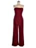 Lulus Solid Burgundy Jumpsuit Size M - photo 1