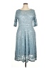 Unbranded Blue Cocktail Dress Size XL (estimated) - photo 1
