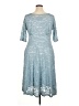 Unbranded Blue Cocktail Dress Size XL (estimated) - photo 2