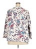 Ann Taylor LOFT 100% Cotton Paisley White Pullover Sweater Size 20 - 22 - photo 2