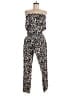 Tyche Animal Print Ivory Jumpsuit Size M - photo 1