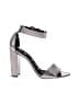Ted Baker London Metallic Silver Heels Size EU 38 1/2 - photo 1