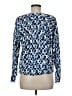 Talbots Animal Print Blue Pullover Sweater Size M - photo 2