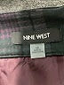 Nine West Plaid Black Formal Skirt Size 16 - photo 4