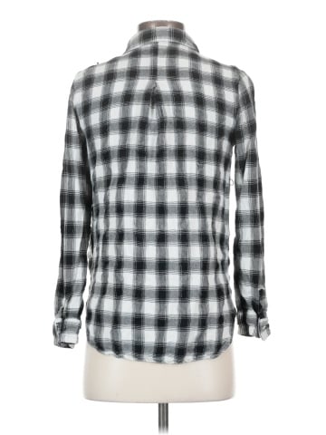 Isabel Maternity Long Sleeve Button-Down Shirt (view 2)