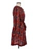 Tiny 100% Rayon Paisley Red Casual Dress Size M - photo 4