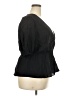 ELOQUII Black 3/4 Sleeve Blouse Size 18 - photo 4