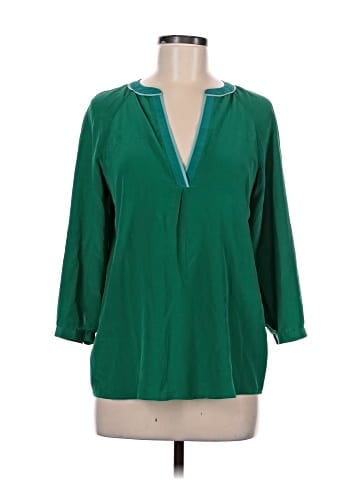 Unbranded 3/4 Sleeve Silk Top (view 1)