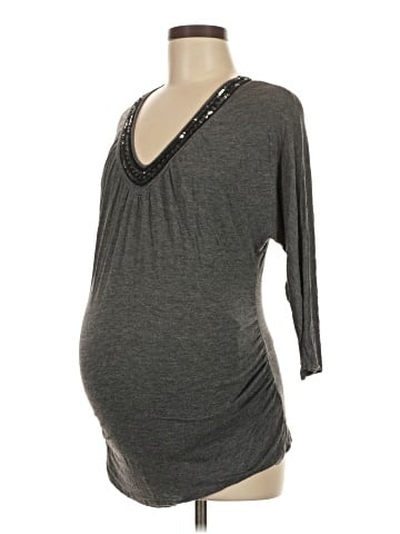 Three Seasons Maternity 3/4 Sleeve Top (view 1)