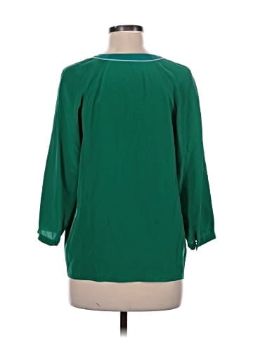 Unbranded 3/4 Sleeve Silk Top (view 2)