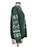 Staccato 100% Acrylic Print Green Pullover Sweater Size L - photo 4