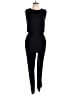 Jenny Boston Solid Black Jumpsuit Size L - photo 1