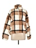 Love Ellie 100% Polyester Plaid Brown Fleece Size L - photo 1