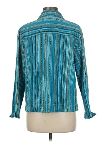 Draper's & Damon's 3/4 Sleeve Button-Down Shirt (view 2)