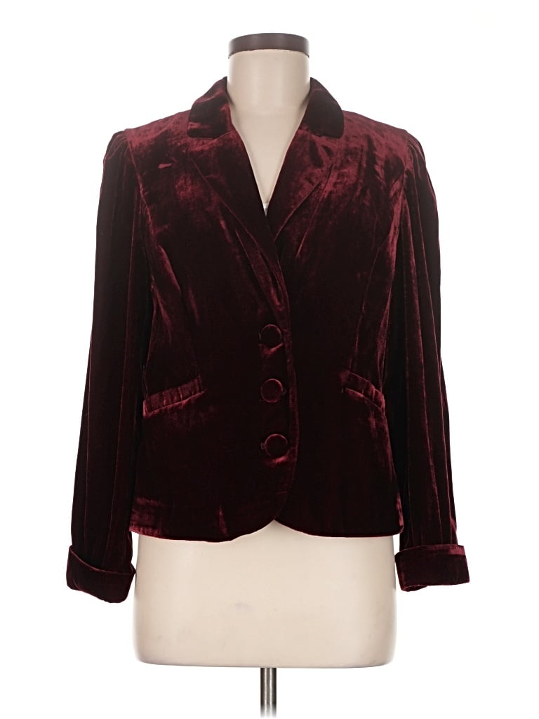 Pre-owned Boden Blazer Jacket In Burgundy