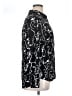 Big Dart 100% Viscose Black Long Sleeve Blouse Size UK 20 / US 16 - photo 4