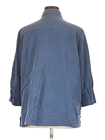 DressBarn 3/4 Sleeve Button-Down Shirt (view 2)