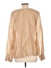 Zara Tan Long Sleeve Blouse Size L - photo 2