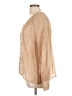 Zara Tan Long Sleeve Blouse Size L - photo 5