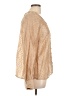 Zara Tan Long Sleeve Blouse Size L - photo 4