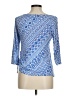 Ruby Rd. Blue 3/4 Sleeve Blouse Size M (petite) - photo 2