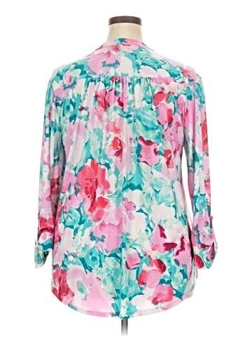Juniper + Lime 3/4 Sleeve Blouse (view 2)