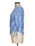 Ruby Rd. Blue 3/4 Sleeve Blouse Size M (petite) - photo 5