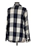 Sanctuary 100% Rayon Plaid Gray Long Sleeve Button-Down Shirt Size M - photo 2