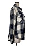 Sanctuary 100% Rayon Plaid Gray Long Sleeve Button-Down Shirt Size M - photo 4