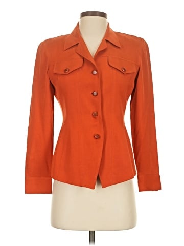 Dana Buchman Silk Blazer (view 1)
