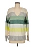 Ann Taylor LOFT Color Block Gray Pullover Sweater Size M - photo 1