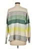 Ann Taylor LOFT Color Block Gray Pullover Sweater Size M - photo 2