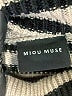 MIOU MUSE Stripes Tan Turtleneck Sweater Size M - photo 7