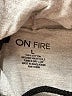 ON FIRE 100% Cotton Gray Sweatshirt Size L - photo 7