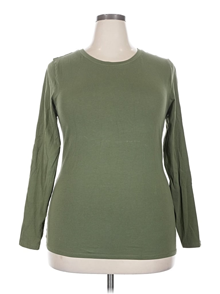 Pre-owned Torrid Long Sleeve T-shirt In Green