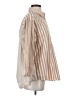 Gap 100% Cotton Stripes Tan Long Sleeve Button-Down Shirt Size XS - photo 4
