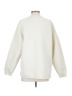 Unbranded 100% Polyester Solid Ivory Sweatshirt Size XS - photo 2